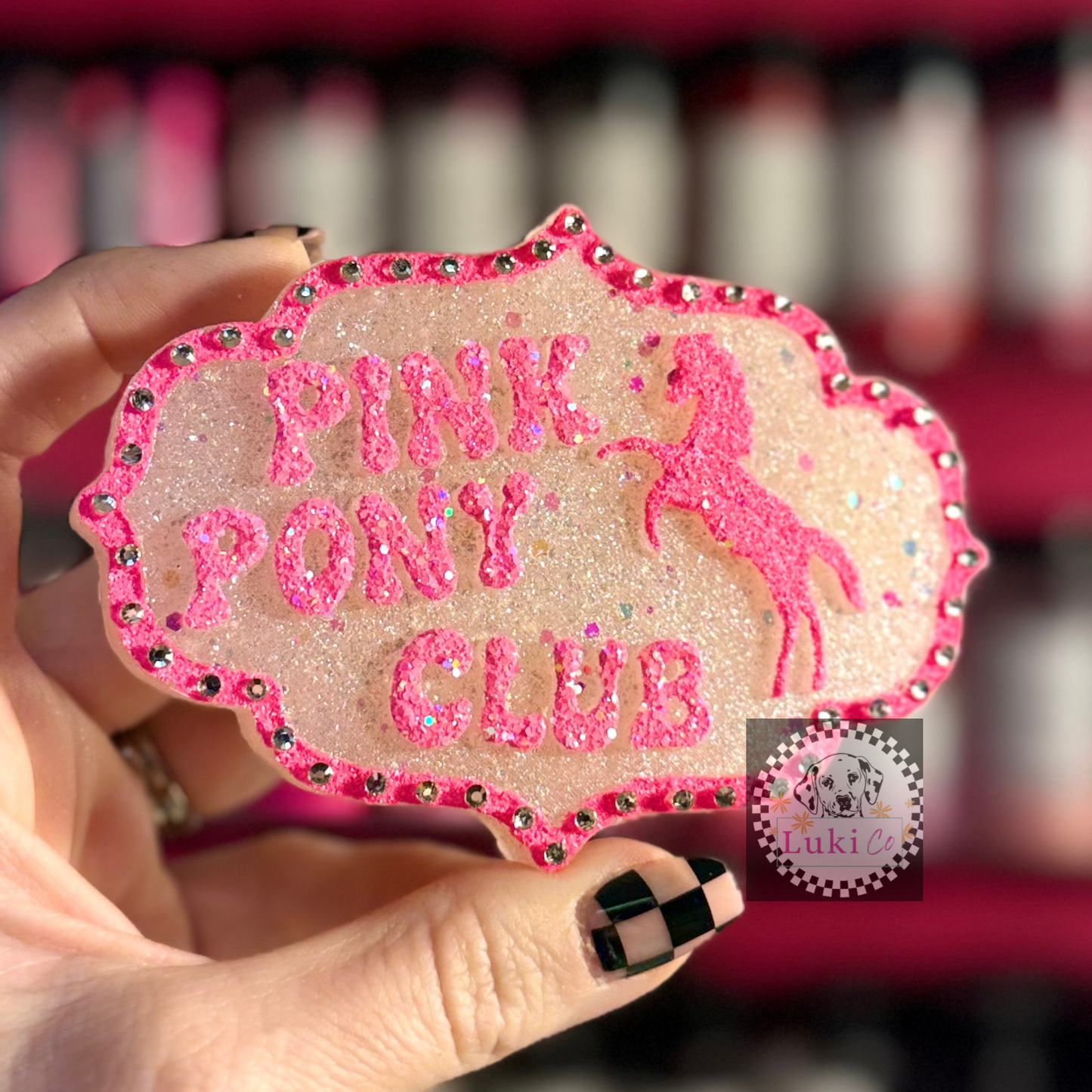 Pink Pony Club Car Freshie