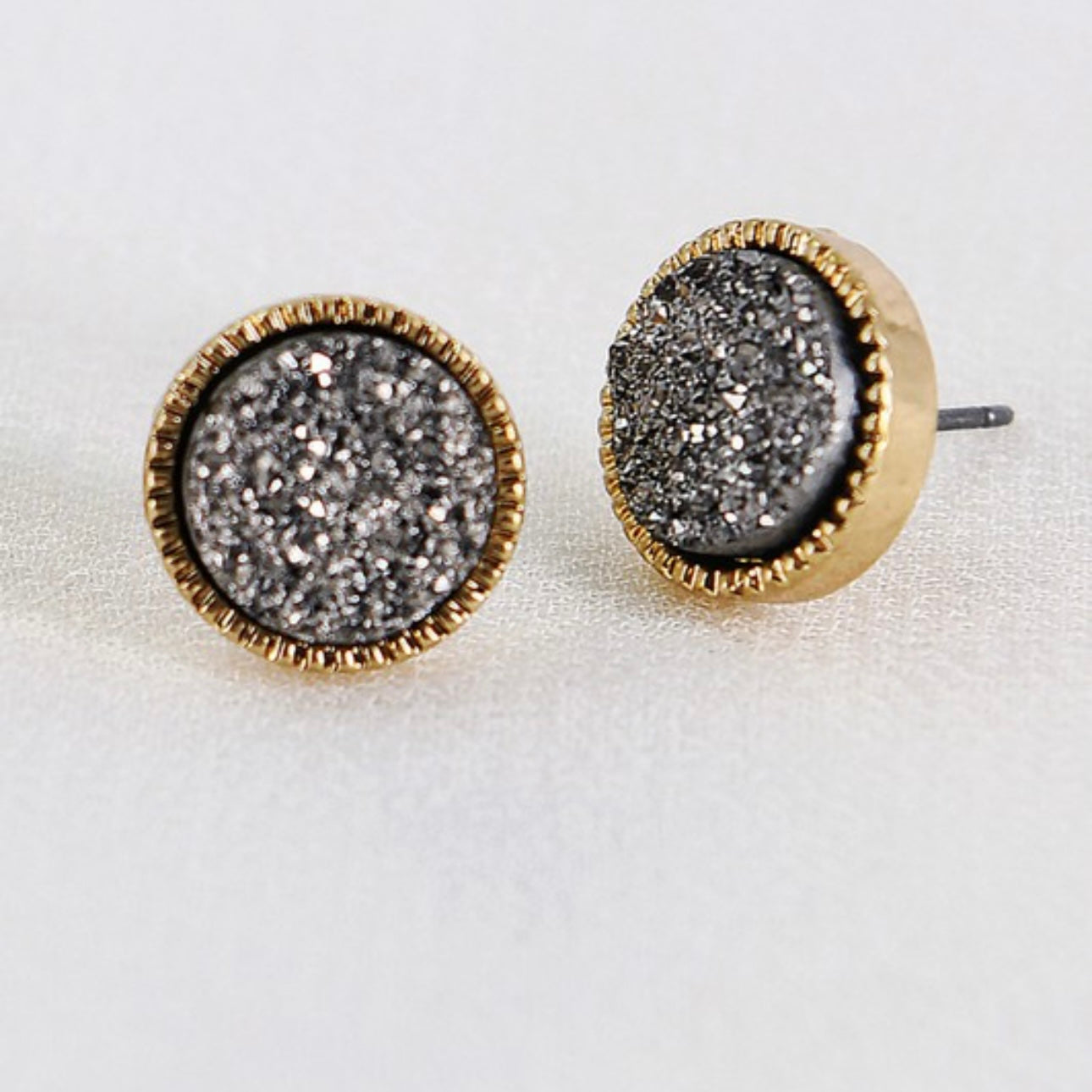 Druzy Stud Earrings