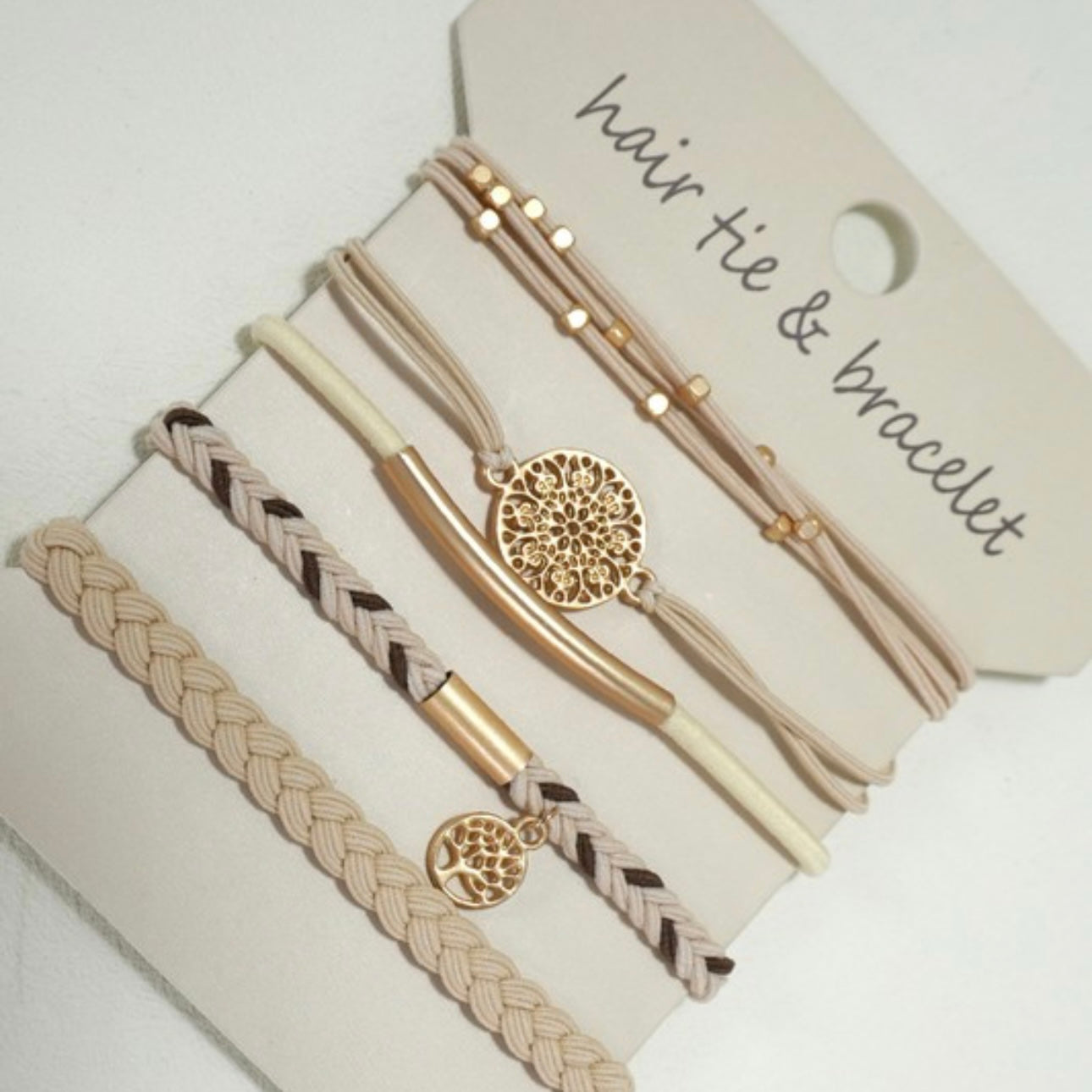 Bracelet Hair Tie Duo  2 in 1