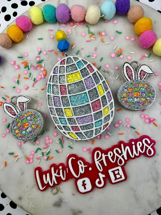 Easter Disco Ball Car Freshie