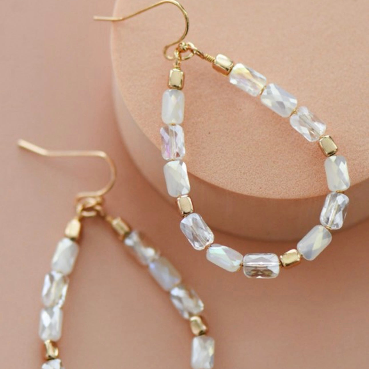 Bex Teardrop Crystal Earrings