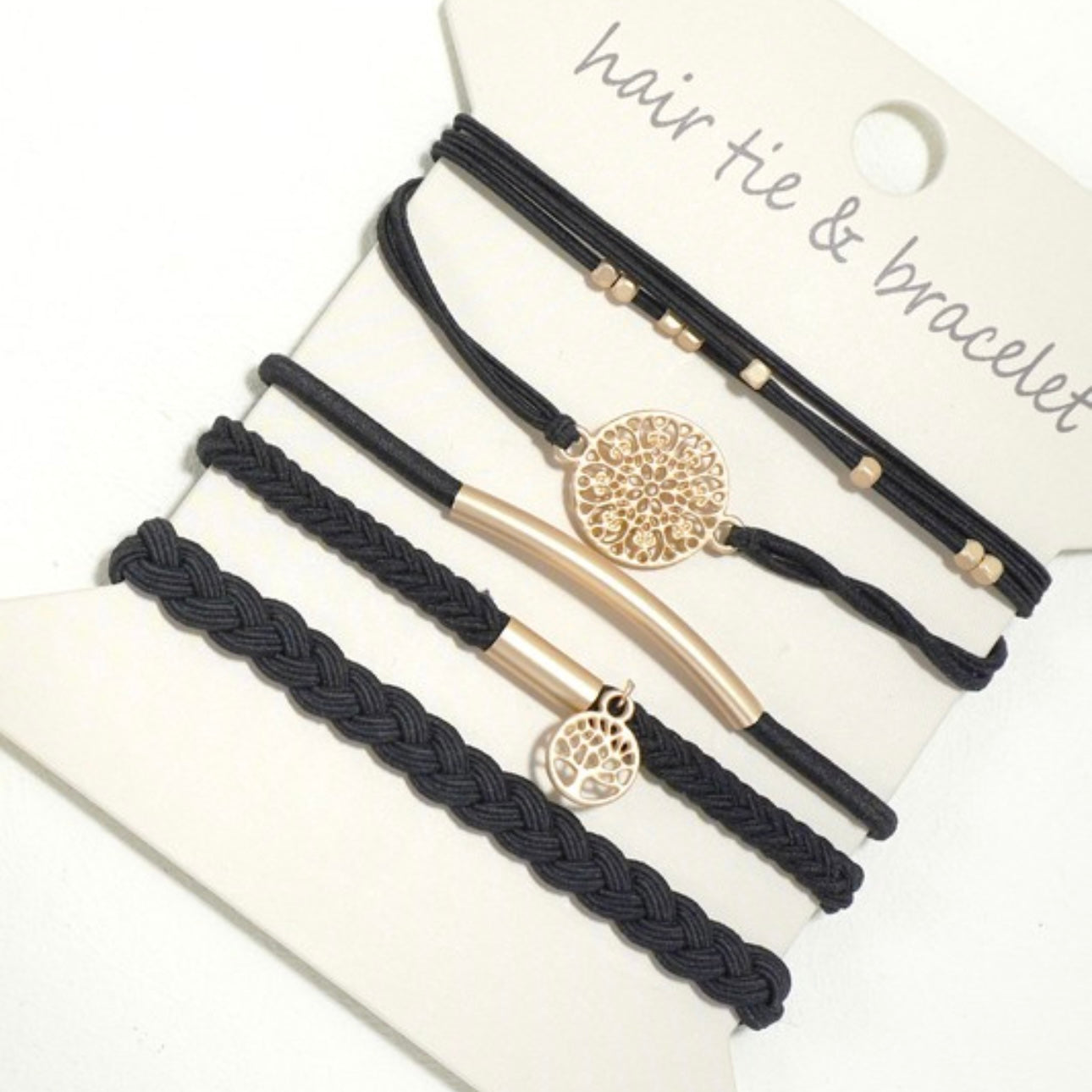 Bracelet Hair Tie Duo  2 in 1