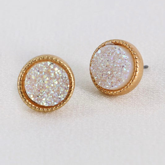 Druzy Stud Earrings