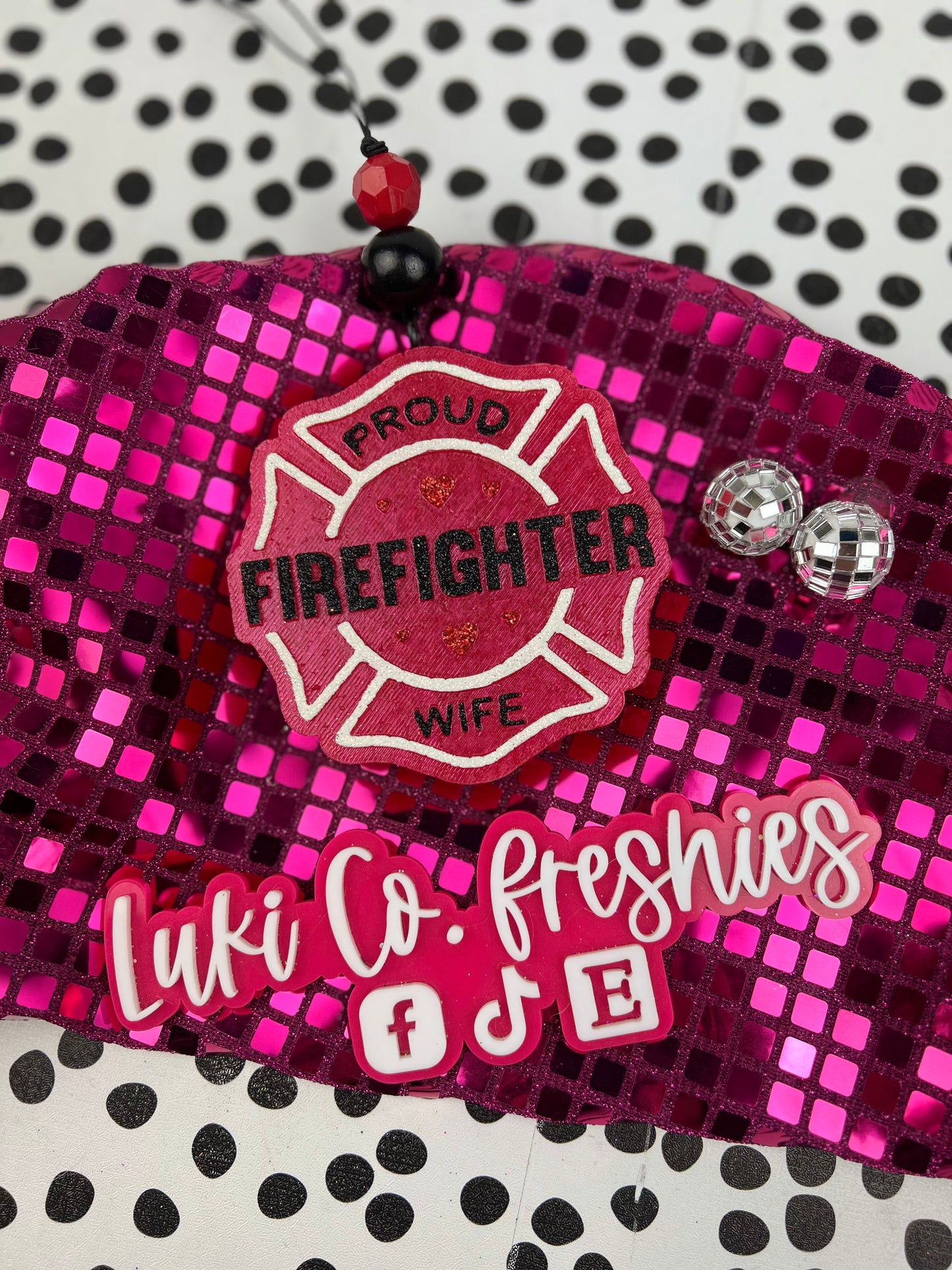 Firefighters Wife Car Freshie