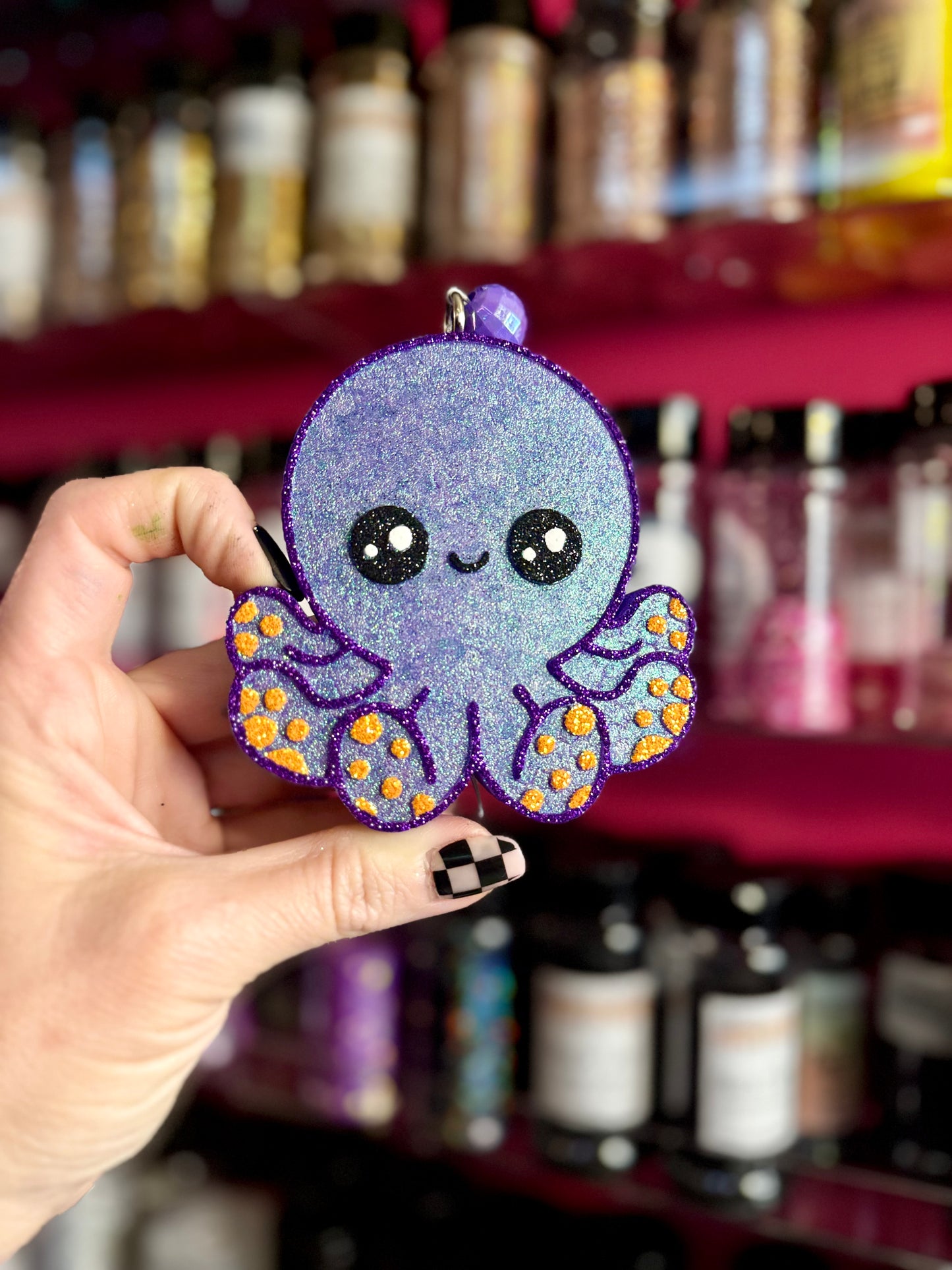 Purple Baby Octopus Car Freshie