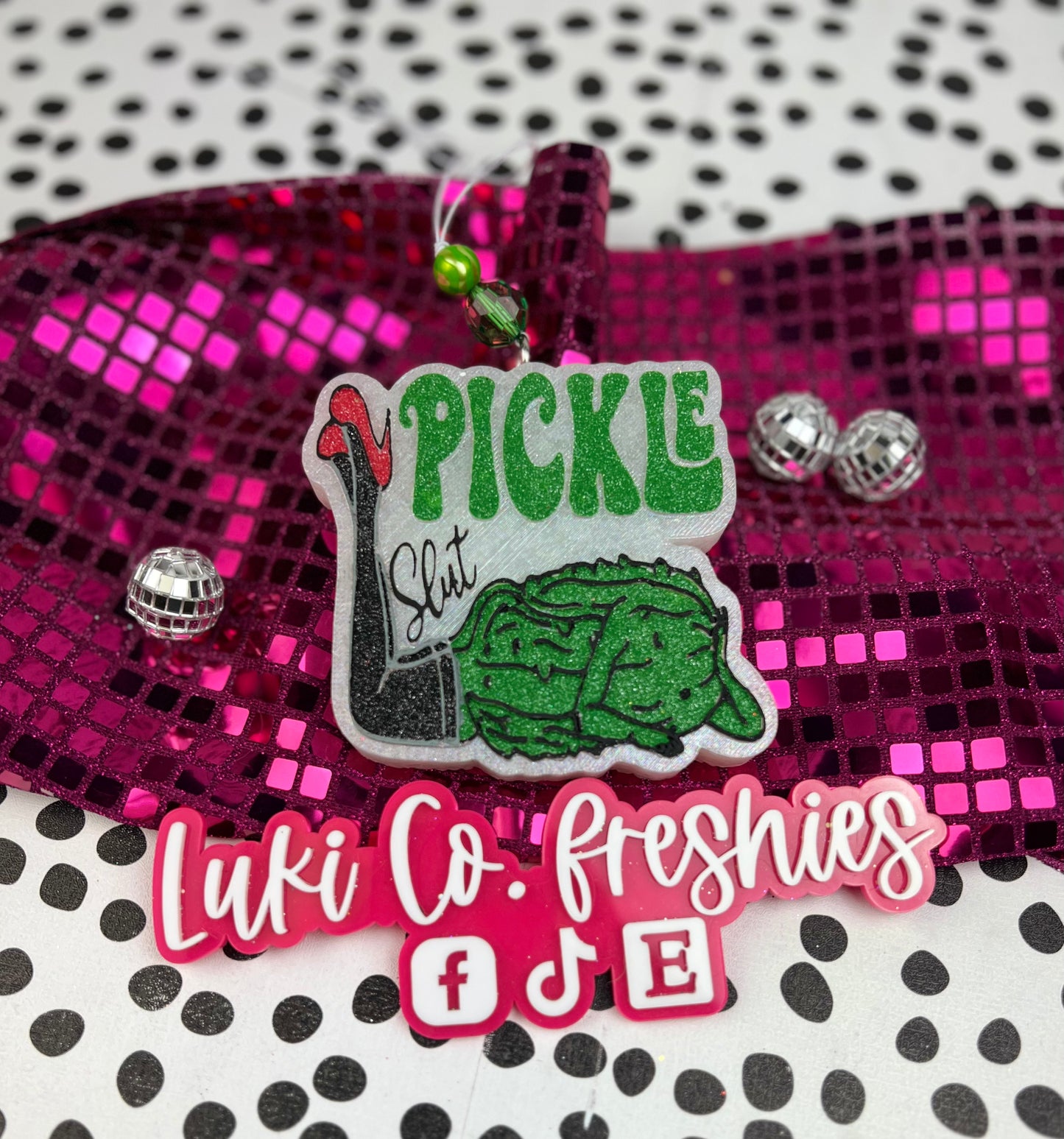 Pickle S*ut Funny Car Freshie