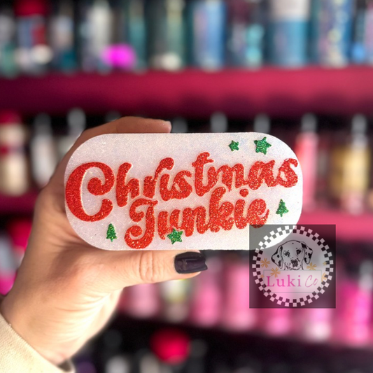 Christmas Junkie (rectangular) Car Freshie